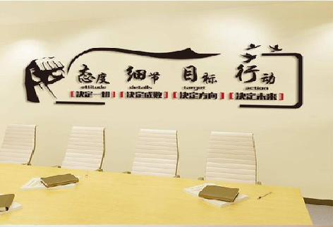 道县企业文化墙主要展示什么?