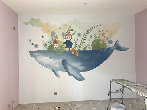 道县手绘墙的特点及优势。