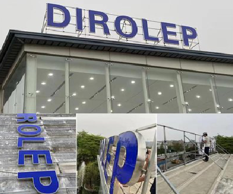 道县楼顶发光字安装的注意事项。